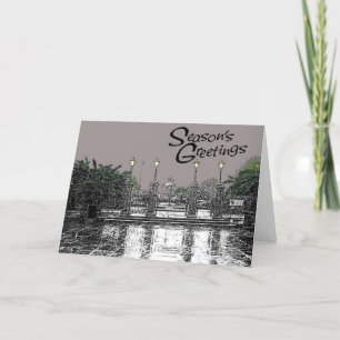 Cartes Pour Fêtes Annuelles Jackson Square Saison Bienvenue Un