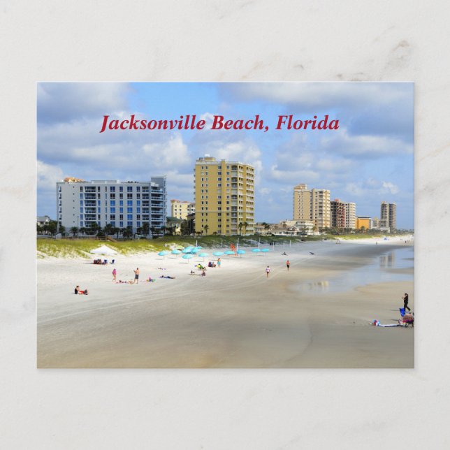 Cartes Pour Fêtes Annuelles Jacksonville Beach Floride (Devant)