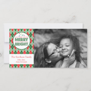 Cartes Pour Fêtes Annuelles Jacquard Que Vos Jours Soient Joyeux Noël Photo