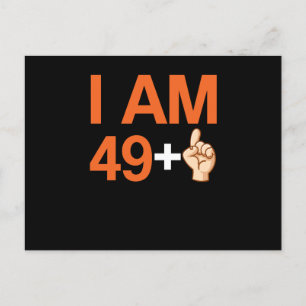 Cartes Pour Fêtes Annuelles J'Ai 49+ 50 Ans 50e Anniversaire