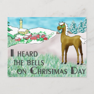 Cartes Pour Fêtes Annuelles J'ai entendu les cloches le jour de Noël