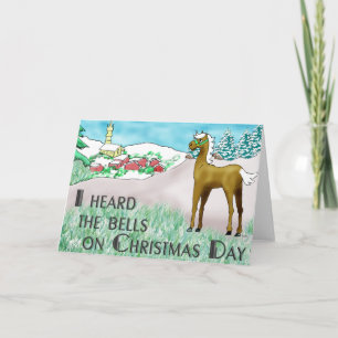 Cartes Pour Fêtes Annuelles J'ai entendu les cloches le jour de Noël