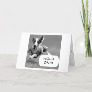 CARTES POUR FÊTES ANNUELLES J'AI ENTENDU QUE VOUS ÉTIEZ RIEN.