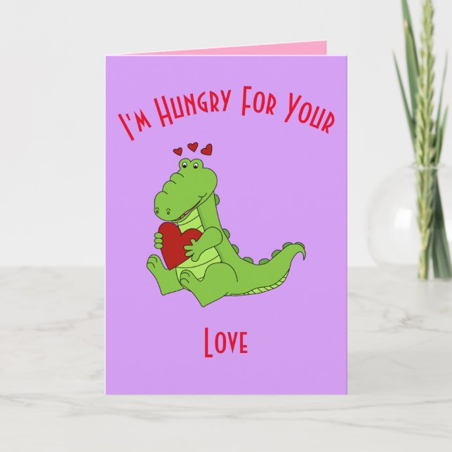 Cartes Pour Fêtes Annuelles J'ai faim de ton amour (Devant)