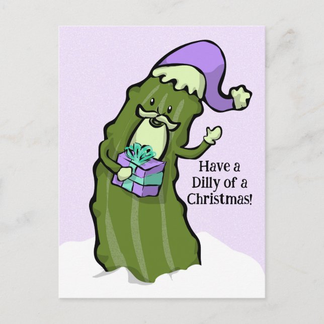 Cartes Pour Fêtes Annuelles J'ai un DILLy pour un Noël (Devant)