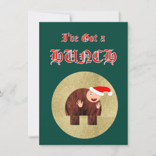 Cartes Pour Fêtes Annuelles J'ai une intuition