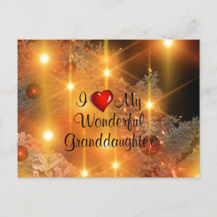 Cartes Pour Fêtes Annuelles J'aime ma merveilleuse petite-fille