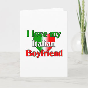 Cartes Pour Fêtes Annuelles J'aime mon ami italien