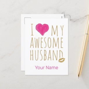 Cartes Pour Fêtes Annuelles J'aime mon merveilleux anniversaire de Mariage de 