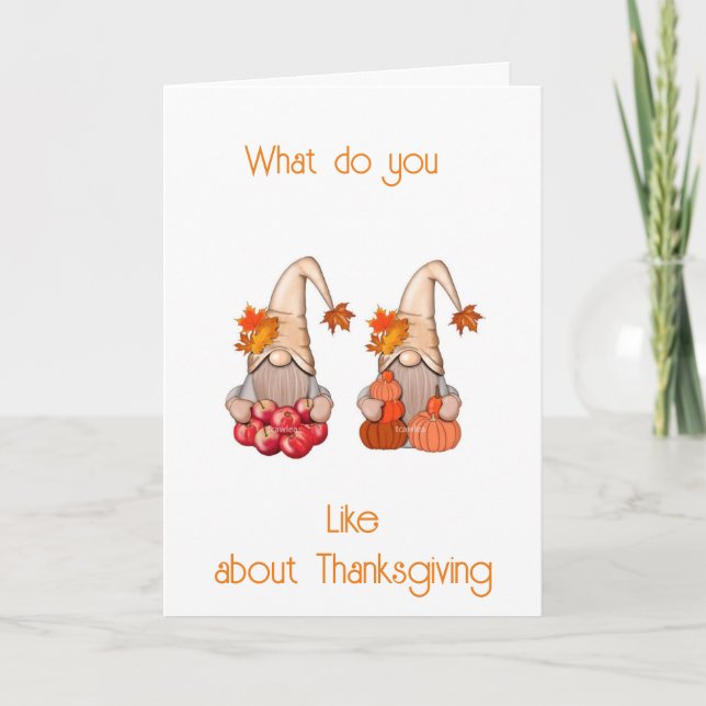 CARTES POUR FÊTES ANNUELLES J'AIME "VOUS" LE PLUS À MERCI (Devant)