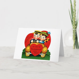 Cartes Pour Fêtes Annuelles J'aimerais "courir" avec toi Valentine