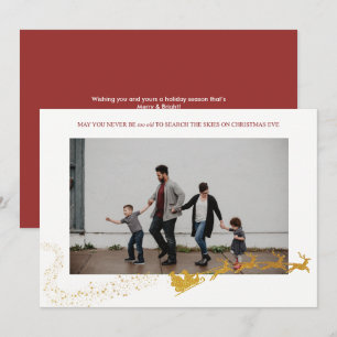Cartes Pour Fêtes Annuelles Jamais trop Vieux Blanc Faux Gold Parties scintill