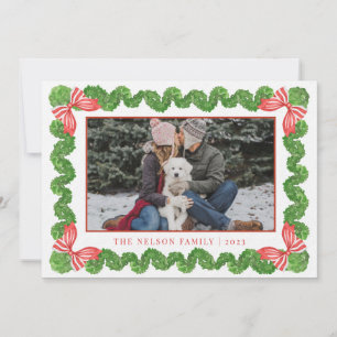 Cartes Pour Fêtes Annuelles Jardin de Noël de Preppy Topiary Photo
