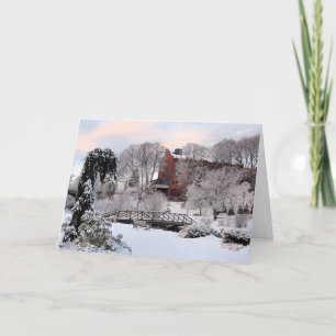 Cartes Pour Fêtes Annuelles Jardins de Brewster en hiver