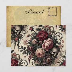 Cartes Pour Fêtes Annuelles Jardins suspendus de l'Arcane - Floral gothique