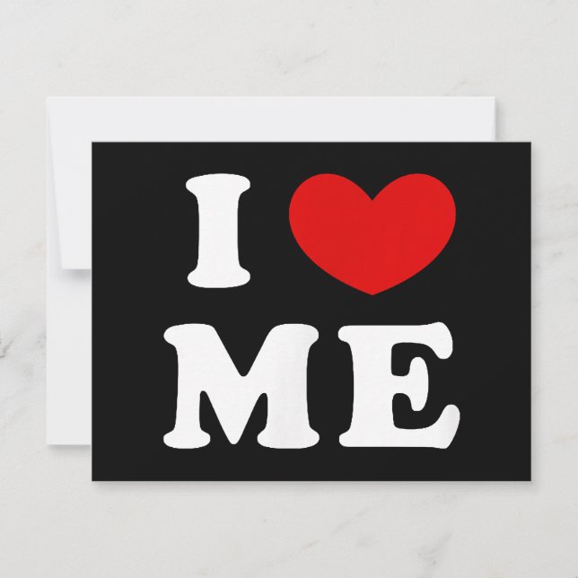 CARTES POUR FÊTES ANNUELLES JE M'AIME (Devant)