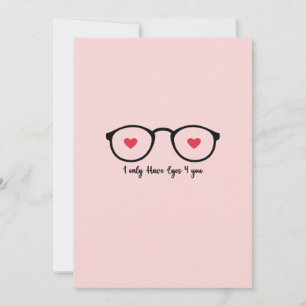Cartes Pour Fêtes Annuelles Je n'ai d'yeux que pour toi
