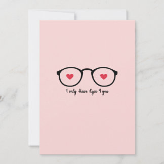 Cartes Pour Fêtes Annuelles Je n'ai d'yeux que pour toi