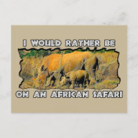 Je Préférerais Les Roues Safari-Rhino Africaines