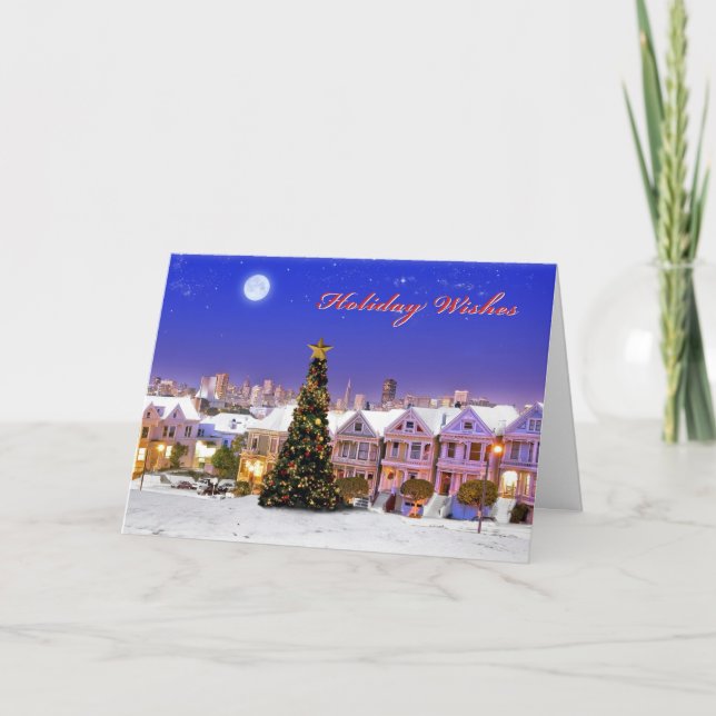 Cartes Pour Fêtes Annuelles Je rêve de White Frisco (Devant)
