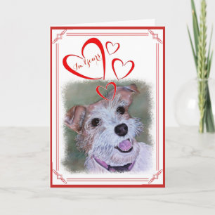 Cartes Pour Fêtes Annuelles Je suis À VOUS VALENTINE JACK DOUX RUSSELL