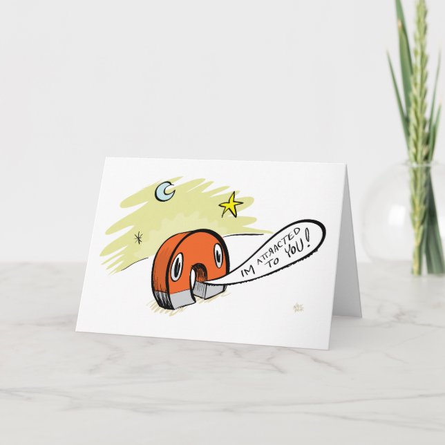 Cartes Pour Fêtes Annuelles Je suis attiré à vous (Devant)