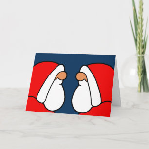 Cartes Pour Fêtes Annuelles Je suis le Père Noël