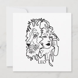 Cartes Pour Fêtes Annuelles Je suis LEO