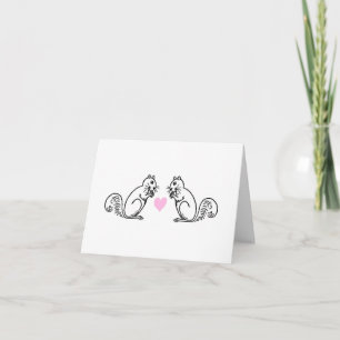 Cartes Pour Fêtes Annuelles Je suis nuts au sujet de vous