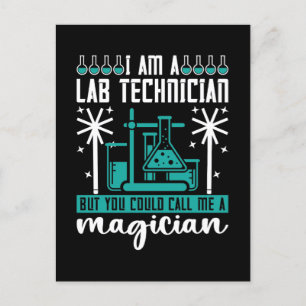 Cartes Pour Fêtes Annuelles Je Suis Technicien De Laboratoire Technicien De La