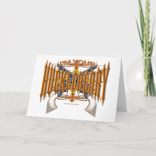 Cartes Pour Fêtes Annuelles Je suis votre airelle (Devant)