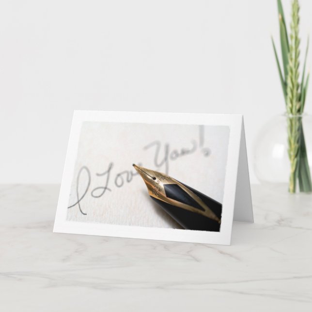 Cartes Pour Fêtes Annuelles Je t'aime ! (Devant)