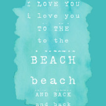 Je t'aime à la plage et au retour