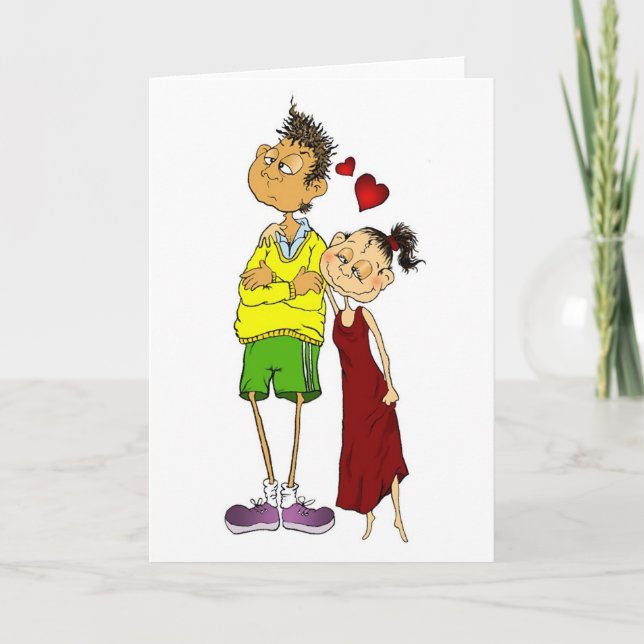 Cartes Pour Fêtes Annuelles Je t'aime aussi ! (Devant)
