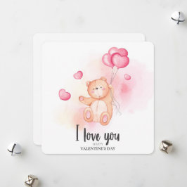 Cartes Pour Fêtes Annuelles Je T'Aime Joyeuse Saint Valentin