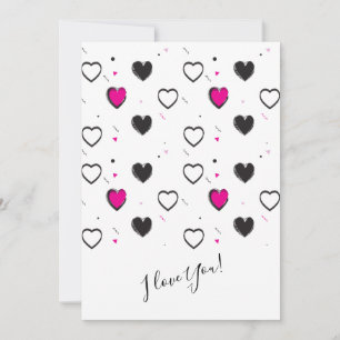 Cartes Pour Fêtes Annuelles "Je t'aime !" - Joyeuse Saint-Valentin Merveilleus