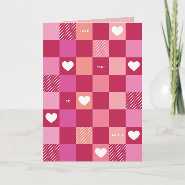 Cartes Pour Fêtes Annuelles Je t'aime La Saint-Valentin moderne (Devant)