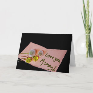 Cartes Pour Fêtes Annuelles Je T'Aime, Maman