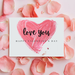 Cartes Pour Fêtes Annuelles Je t'aime Saint-Valentin