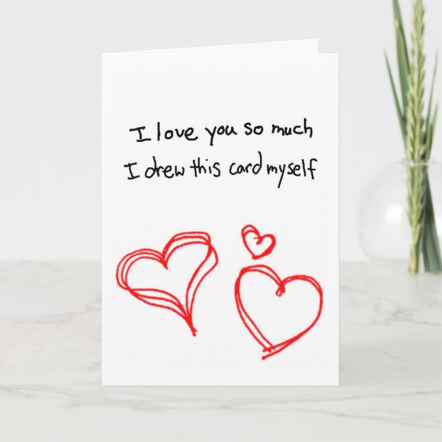 Cartes Pour Fêtes Annuelles Je t'aime tellement… (Devant)