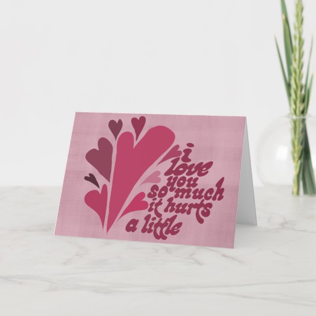 Cartes Pour Fêtes Annuelles Je t'aime tellement Valentin (Devant)