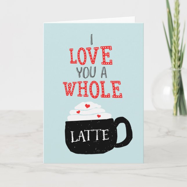 Cartes Pour Fêtes Annuelles Je T'Aime Un Tout Dernier Valentin (Devant)