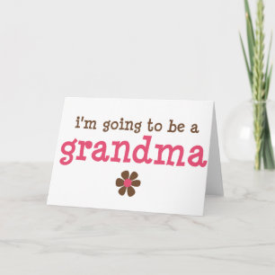 Cartes Pour Fêtes Annuelles Je vais être un T-shirt grand-mère