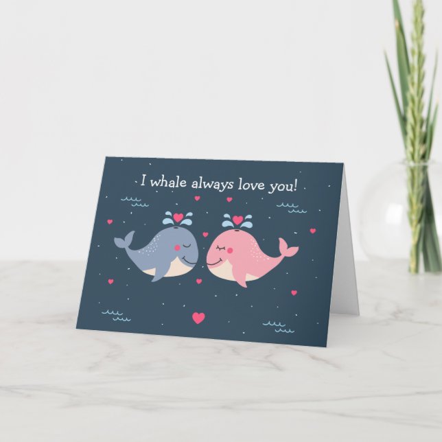 Cartes Pour Fêtes Annuelles Je vous aime toujours Valentine Pun (Devant)