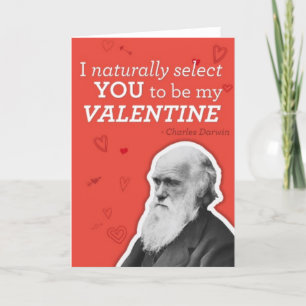 Cartes Pour Fêtes Annuelles Je vous choisis naturellement pour être ma Saint-V