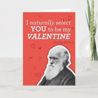 Cartes Pour Fêtes Annuelles Je Vous Choisis Naturellement Pour Être Mon Valent