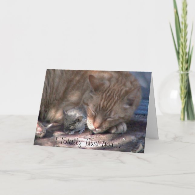 Cartes Pour Fêtes Annuelles Je vous fais confiance totalement… (Devant)