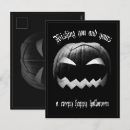 Cartes Pour Fêtes Annuelles Je vous souhaite, ainsi qu'aux vôtres, un Hallowee