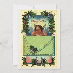 Cartes Pour Fêtes Annuelles Je vous souhaite une bonne année Vintage