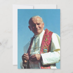 Cartes Pour Fêtes Annuelles Jean-Paul II